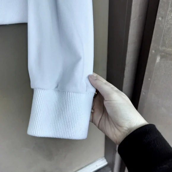 Forever 21 X Hello Kitty White Velour Cropped Hoodie with Rhinestones Rare - Picture 9 of 11